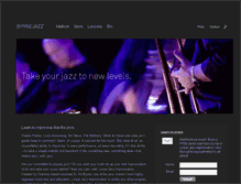 Tablet Screenshot of byrnejazz.com